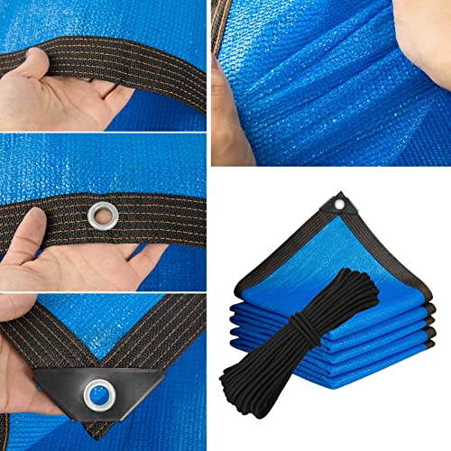 Auvent rectangulaire 3x5 m imperméable avec cordes de tension - 5