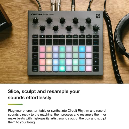 Novation Circuit Rhythm: Sampler And Groovebox With Eight Sample Tracks For Making And Performing Beats #TOP1