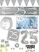 Produktbild Unbekannt Silberhochzeit 25 Jahre Jubiläum Party Deko Set 93-tlg. Silber Hochzeit