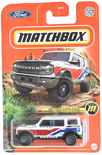 Matchbox 2021 Ford Bronco, Super Chase miniatura 1