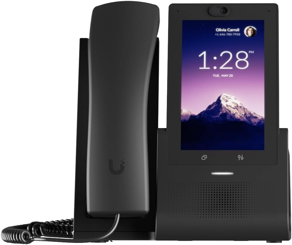 Corded/Black Wi-Fi, Bluetooth Desktop IP Phone - UTP-Touch-U by Ubiquiti Networks
