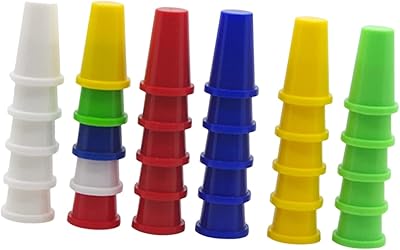 FUNOMOCYA 60pcs Thumb Protector Knitting Thimble Needle Caps Sewing Thimbles Thimble Cap Plastic Finger Protector Plastic Pin Needle Shield Protective Case Ring Finger Cots Double Layer