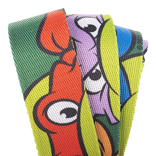 Odd Sox, Nickelodeon Cartoons, Men's Web Belt, Adjustable, Novelty Print, 1.5 Inch Wide4