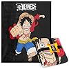One Piece Fleece Throw Blanket Soft Cozy Anime Blanket for Bed or Couch Travel Gifts for Teens Boys Girls Fans Manga Luffy Room Decor Bedspread Sofa Accessory 51"x59"
