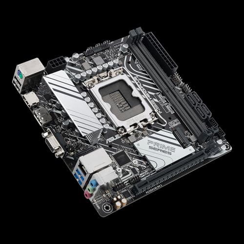 PRIME H610I-PLUS-CSM Scheda madre Intel H610 (LGA 1700) Mini-ITX DDR5 5600, PCIe 4.0, slot M.2, Ethernet 1Gb, DisplayPort, HDMI, D-Sub, USB 3.2 Gen 1, SATA 6 Gbps, Control Center Express - Scheda madre - Immagine 4