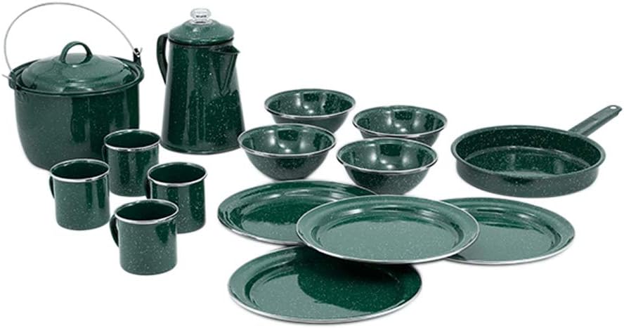 Amazon Gsi 食器 パイオニア キャンプセット 16ピース フォレストグリーン Gsi 食器セット