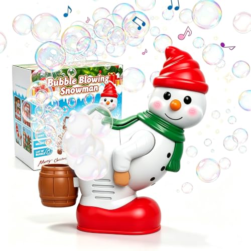 Automatic Snowman Bubble Blower Review: Festive Fun with Bubbles, Lights, and Sounds