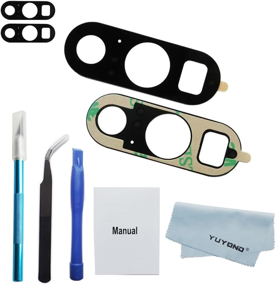 4pcs(2 Set) OEM Original Rear Back Camera Glass Lens Replacement for Google Pixel 7 Pro with Repair Tools Kit and Installation Manual (for Pixel 7 Pro 6.7")