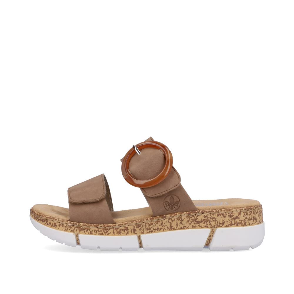 Rieker Femme Chaussures Basses V2392, Dame Mocassin,Chaussons