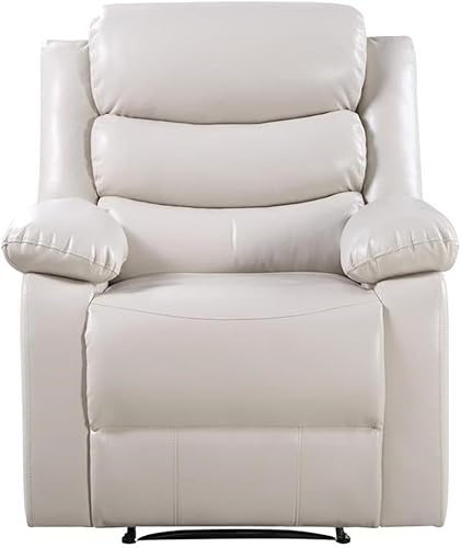 Miniatura 12 de Acme Eilbra - Sillón reclinable eléctrico de piel sintética con reposabrazos en la parte superior de la almohada en color Cuero de imitación