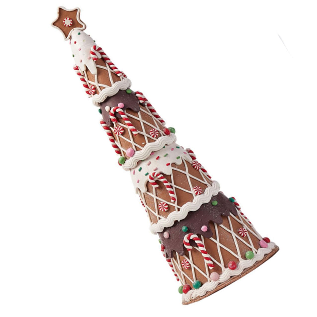 Árbol de Navidad Pequeño de Arcilla Blanda Dulces Decorativos Adorno Navideño para Mesa Decoración de Fiesta Navideña Accesorio Ligero para Hogar Oficina y Restaurante