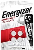 sehr langlebig Energizer LR44/A76 Alkali Batterien, 1.5V, 4 Stück