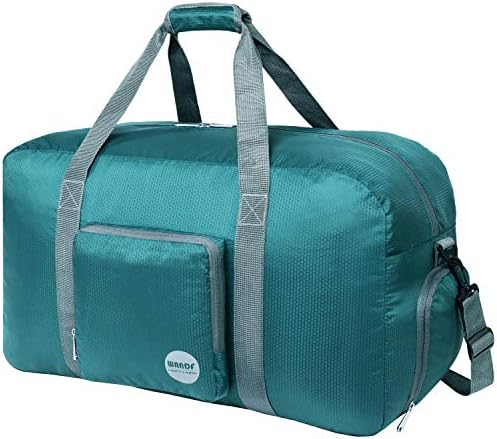 Foldable Duffle Bag 100L, Super Lightweight Travel Duffel for Luggage Sports Gym Water Resistant Nylon by WANDF