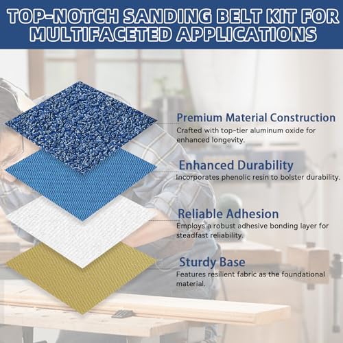 Aolabela 3x21 Zirconia Sanding Belts
