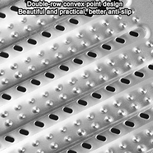 Grille d'évacuation des eaux pluviales en acier inoxydable