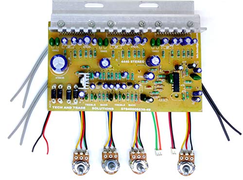 Image of TECH AND TRADE 4440 TRIPLE IC BASED DIY HOME THEATER AUDIO AMPLIFIER CIRCUIT BOARD KIT (BOARD WITH BLUETOOTH MODULE)