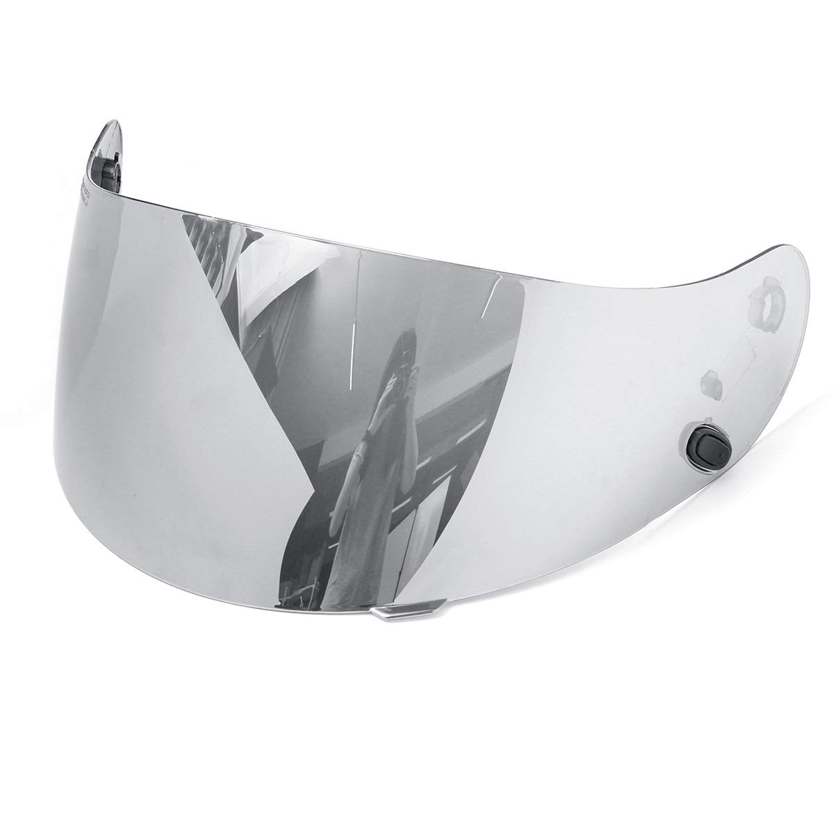 Jdon-hats Motorcycle Helmet Lens Visor Helmet Glasses Lens Full face fit For HJC CL-16 CL-17 CS-15 CS-R1 CS-R2 CS-15 FG-15 TR-1 (Color : Chrome)