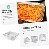 Zoom IMG-2 holidyoyo 30pezzi vaschette alluminio per Zoom IMG-2 holidyoyo 30pezzi vaschette alluminio per