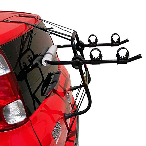 TransBike Suporte para Transporte de Bicicleta Modelo com Alça e Pulseira De borracha 2 Bikes