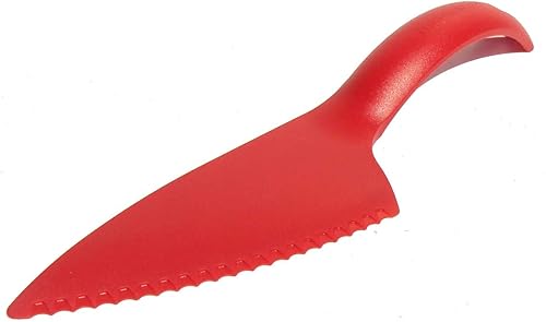 Tupperware Cut N Serve Pastelería Servidor de Pastel o Cuña Cortadora en Rojo