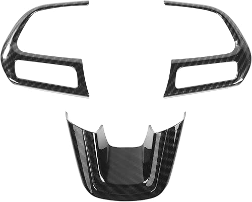 Miniatura 2 de 3 accesorios de tapicería interior de automóvil compatibles con Jeep Renegade 2015-2023 y para Jeep Compass 2017-2020 (grano de fibra de carbono)