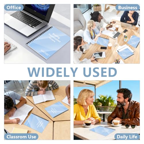 Couvertures transparentes PVC format lettre HOUYEE plastique pour reliure rigide - 6