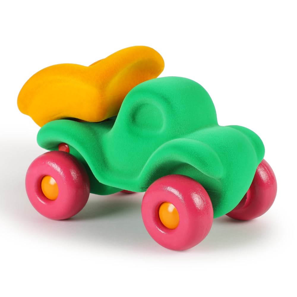 Rubbabu Soft Colourful Dump Truck – 100% Rubber Foam Push & Go Toy & Fuzzy Tactile Surface. Lift up Body That Rolls Smoothly on Soft Rubber Wheels. for Toddlers Kids 1 Year+ (B0CCTY1G7B) Amazon Price History, Amazon Price Tracker