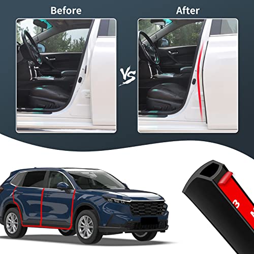 Car Door Seal Kit Honda Crv 2022 Sundproof Rubber Weather Draft Seal Strip Accessories, Wind Noise Reduction Kit 2002 2003-2022 2023 #TOP4