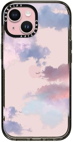 CASETiFY Impact - Funda para iPhone 15 4 veces probada contra caídas de grado militar, protección contra caídas de 8.2 pies - Impresión de nubes -