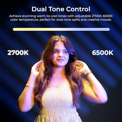 Image of Digitek (DS 30 WTP) 30W Optical Snoot Zoom GOBO Projector, 12 Special Effects, 3900 Lumen, 3000mAh Battery, Dual Temp 2700K-6500K, 15 GOBOs and 5 Color Films, CRI ≥96, for Photo & Videography