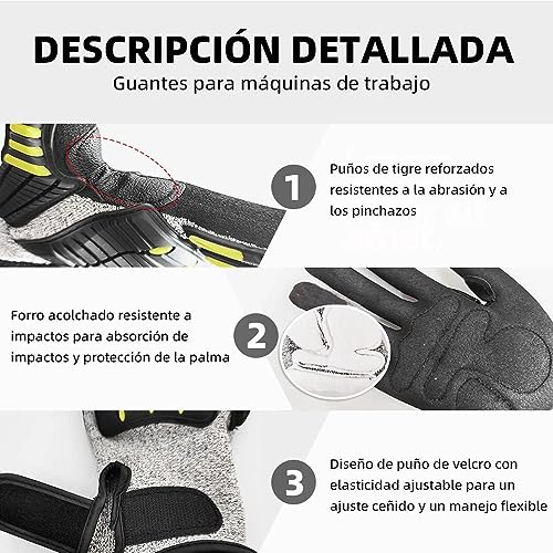 Guantes, Tools guantes trabajo rudo Marca BAYLOVE (3)
