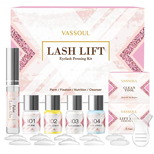 VASSOUL Lash Lift Kit, Eyelash Perm Kit, Professional Eyelash Lash Extensions, Lash Curling
