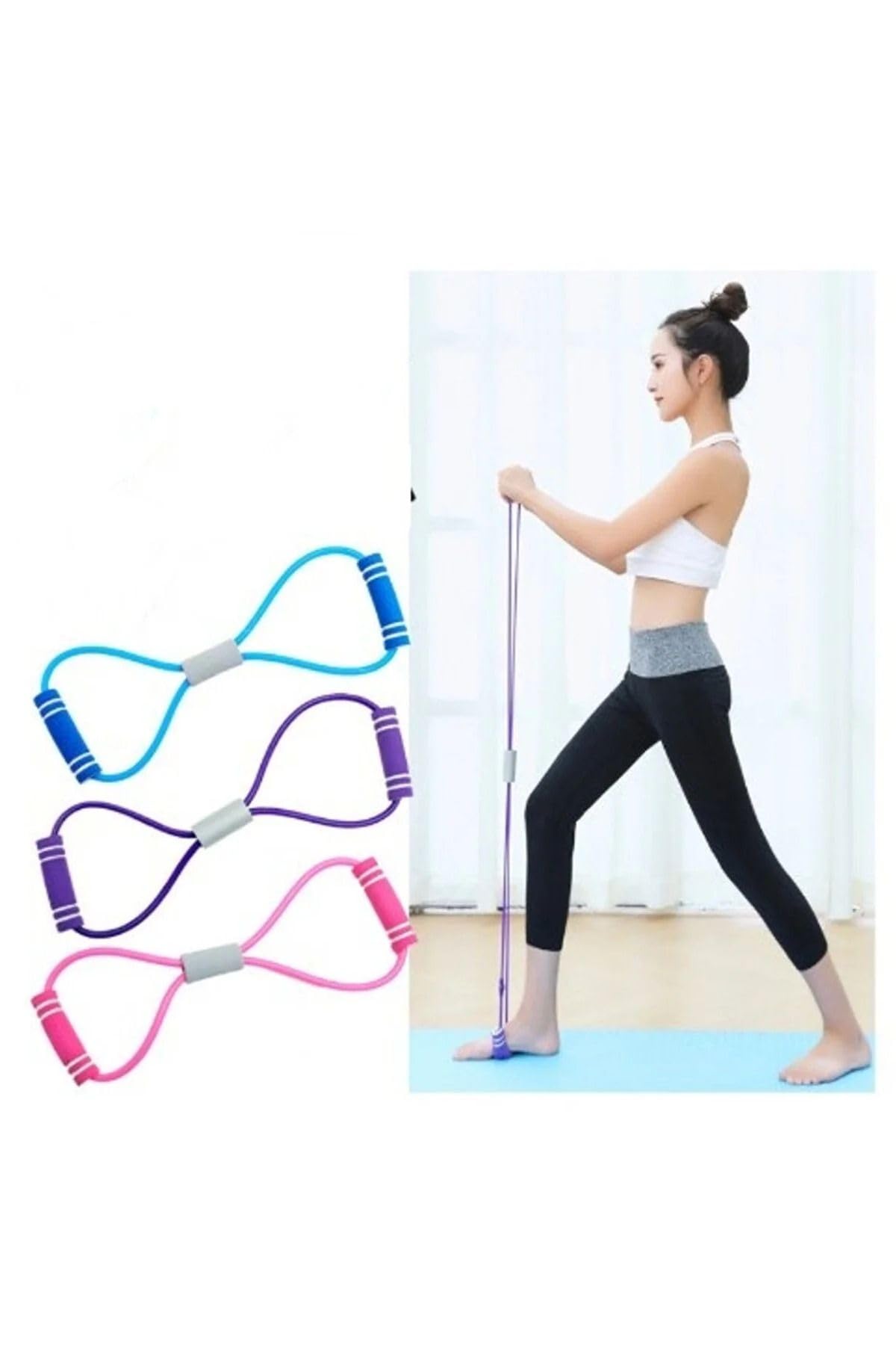 Yıldızhane Plates Egzersiz Direnç Lastiğ Yoga Jimnastik Egzersiz Spor Bandı Direnç Lastik