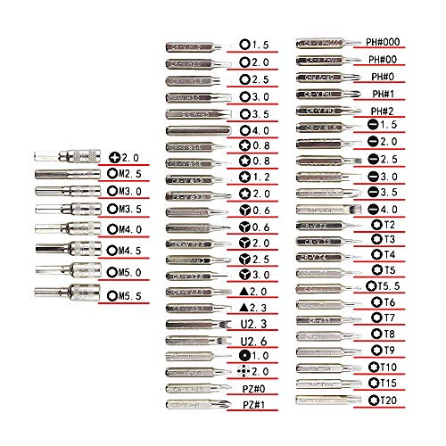 Multiherramienta destornillador 75 en 1 precisión miniatura 3