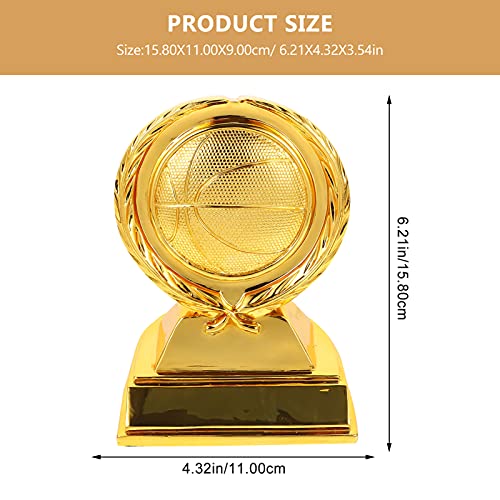 cabilock Gold Trophy Cup Basketball Trophy Decoração de mesa Prêmio Cerimônia e Presente de Agradeci