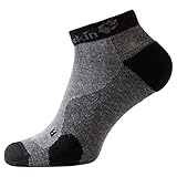 Mesh-Material für eine gute Belüftung des Ristes; Abstandshalter schaffen eine Lücke zwischen Fuß und Schuh