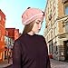 Toyvian Pink Bow Beret Hat for Women - Sweet Decorative Wool Fashion Beret Cap Breathable Warm Winter Accessory for Christmas and Party