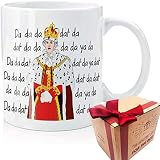 CHIEN-CHI LILI Novelty Hamilton King Mug Gifts for Women, Fun Christmas Mug Gift for Musical Lover, George Chorus Musical Birthday Gift for Hamilton Fans