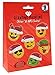 Ursus 43500007 - Diamond Painting Sticker X-mas Smileys, zum Gestalten von Stickern mit funkelnden Diamanten, 2 Stickerbögen 15 x 10 cm, verschiedene Designs, Diamantensteine, Picker, Wachs und Schale