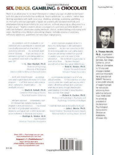Sex, Drugs, Gambling, And Chocolate: A Workbook For Overcoming Addictions #TOP1
