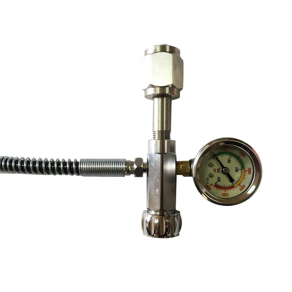 Adaptateur de recharge 4500 PSI pour pistolet à air comprimé Paintball - Station de remplissage durable et fiable PCP - Kit de chargement avec