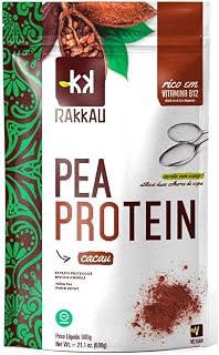 Proteína Concentrada De Ervilha Amarela Pea Protein Cacau Rakkau 600g