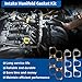 PARSLUCK No.12598158 Engine Upper & Lower Intake Gaskets Set for Buick LaCrosse 2005-2008 3.6L for Cadillac CTS 2004-2009 3.6L Intake Manifold Gasket for Chevrolet Malibu 2008-2012 3.6L