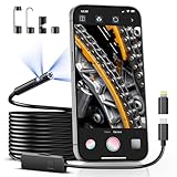 Largement utilisé : convient pour la caméra endoscope dans divers scénarios, tels que dans la voiture ou autour du moteur, dans l'inspection de tuyaux ou dans le moule d'inspection de la maison, le câblage, etc. Cadeau parfait comme gadget pour homme.