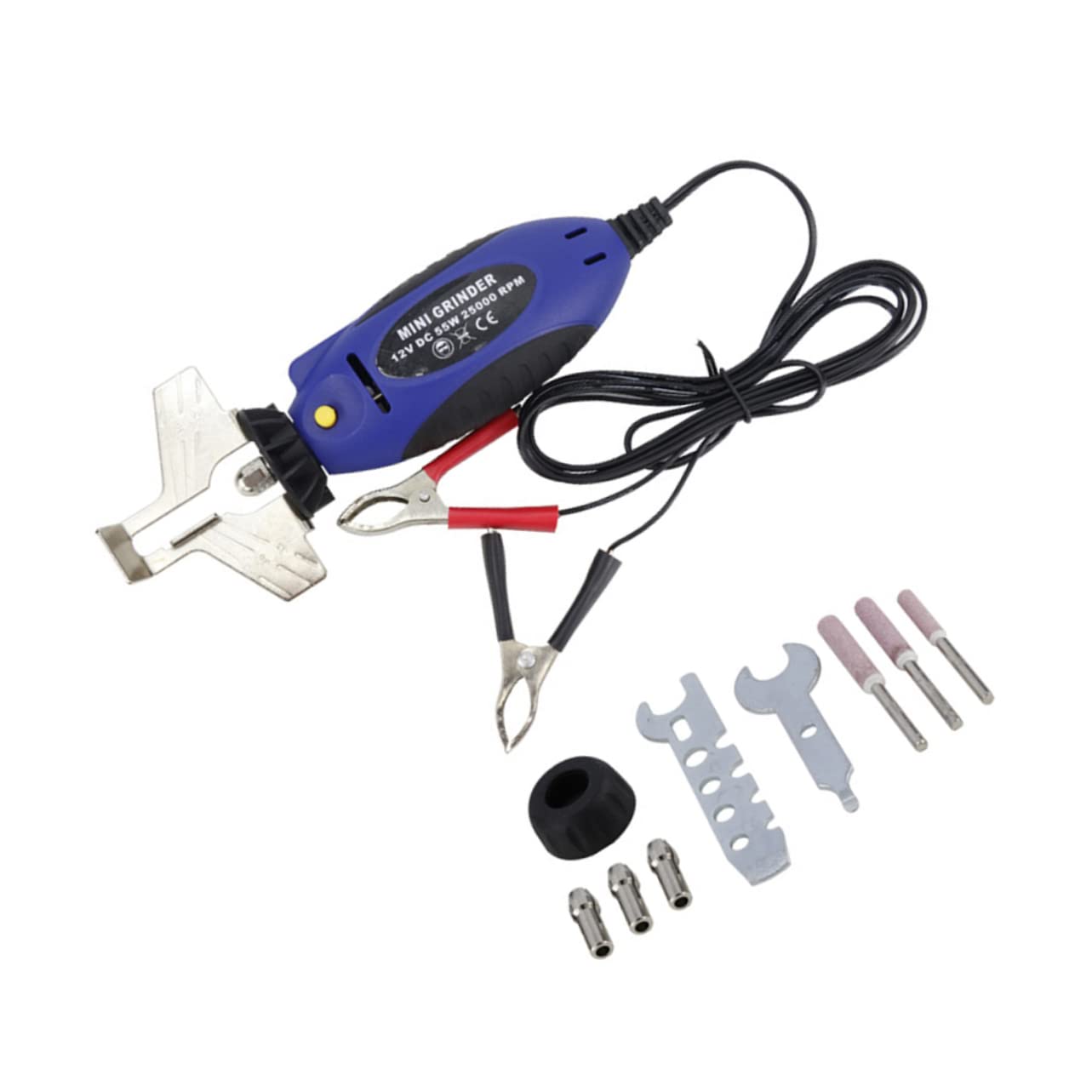 Mini Afiladora De Cadena Eléctrica Herramienta De Afilado Manual Con Llave y Piedra De Afilar Afilador De Cadenas De Motosierra