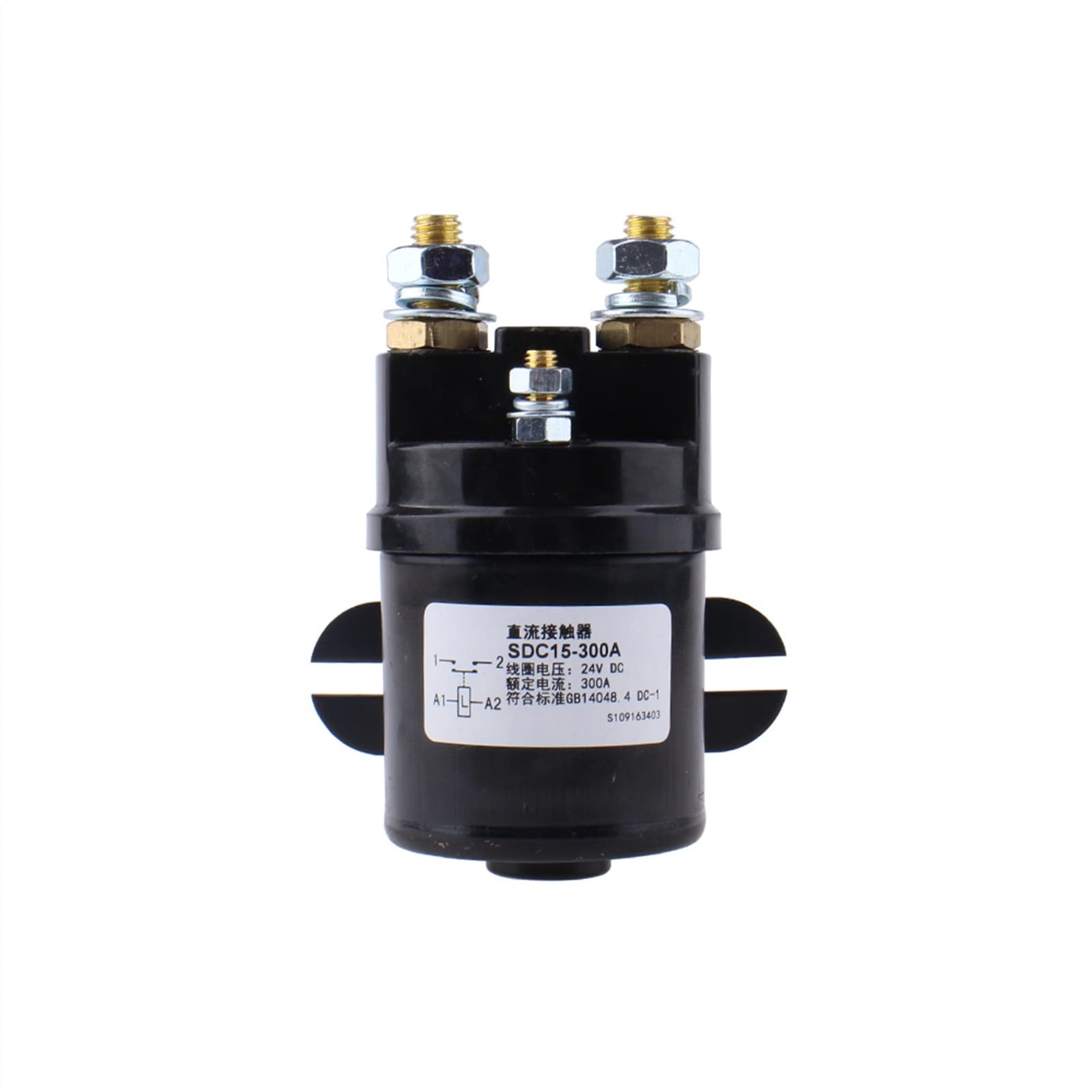 HUUOQIWY SDC15-200A SDC15-100A DC6V 12V 24V 36V 48V 60V 72V 300A Contactor Used for Electric Vehicles Engineering Machinery 1Pcs(300a-48v)