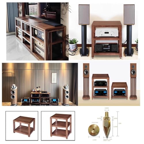 Étagère HiFi table basse 2 niveaux pour décodeur Sky Box et imprimante - 5