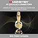 Monster XP QuickLock Self-Crimping Banana Plugs for Speaker Wire with 24K Gold Contacts - 2 Pair (4 Total), Ideal for Home Theatre & Home Audio Speakers