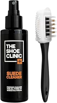 Nubuck & Suede Cleaner Brush Set | Shoe Cleaning Kit with Suede Brush & Leather Suede Shoe Cleaner | Stain Remover & Restorer Care Spray For Boots, Trainers Shoes & Clothing