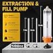 ELEAD 500cc Oil Fluid Extractor Pump, Multi-Purpose Oil Syringe, Fluid Syringe Extractor, Car Vacuum Fuel Transfer, Automotive Oil Syringe(17.6 Oz./0.45 Qt./500 CC)